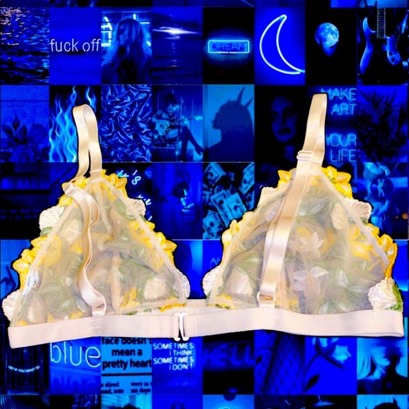 PINK FLORAL LACE BRALLETE🌿🌼🌸 - Picture 2 of 3